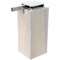 Soap Dispenser, White, Square, Tall, Wood